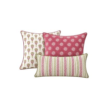 Bhor, Bani & Buna – Plum Purple & Olive Green