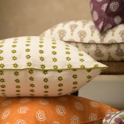 Bela Linen Throw Pillow Cover
