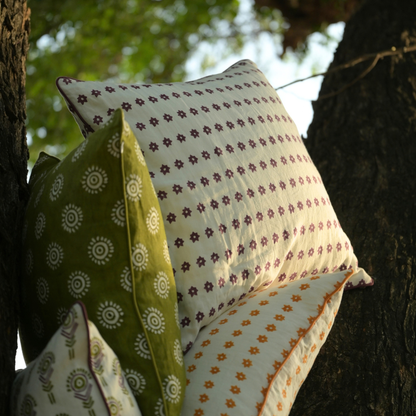 Bela Linen Throw Pillow Cover