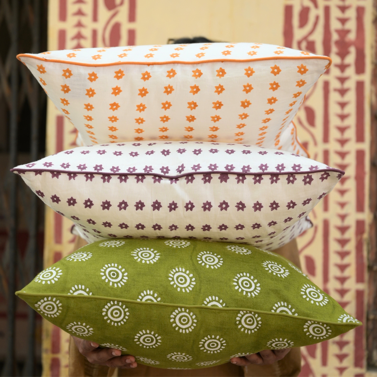 Bela Linen Throw Pillow Cover