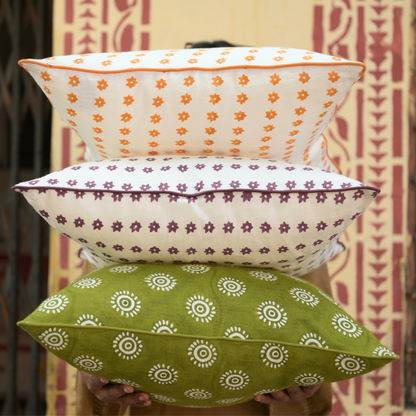 Bela Linen Throw Pillow Cover