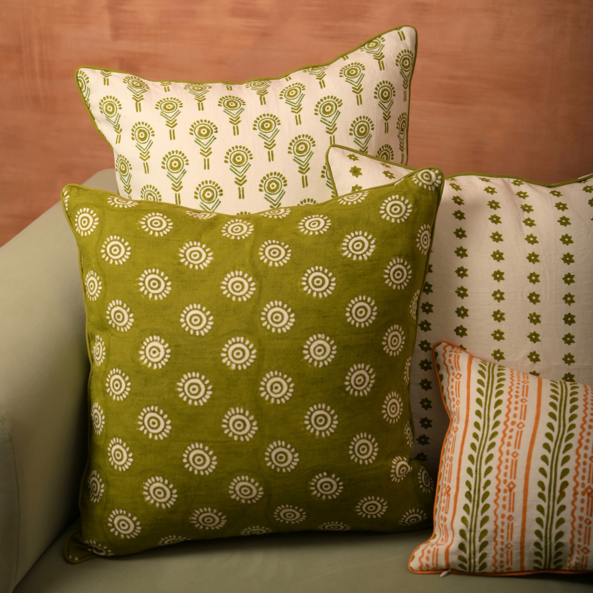 Bani Linen Throw Pillow Cover