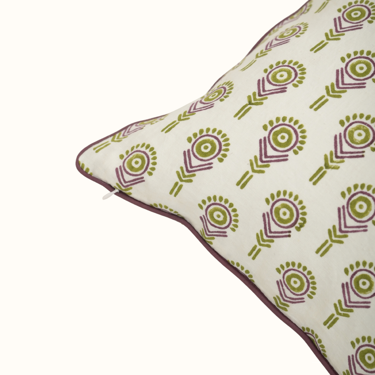 Bani Linen Throw Pillow Cover