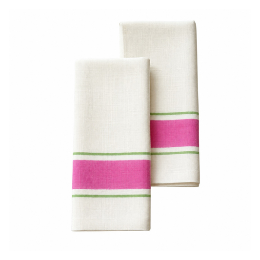 Taal Linen Napkins - Pink (Set of 2)