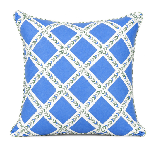 Mithya Linen Pillow Cover - Blue