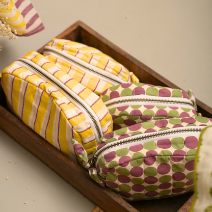Basera Cotton Pouch – Stripes