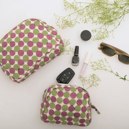 Basera Cotton Pouch – Circles
