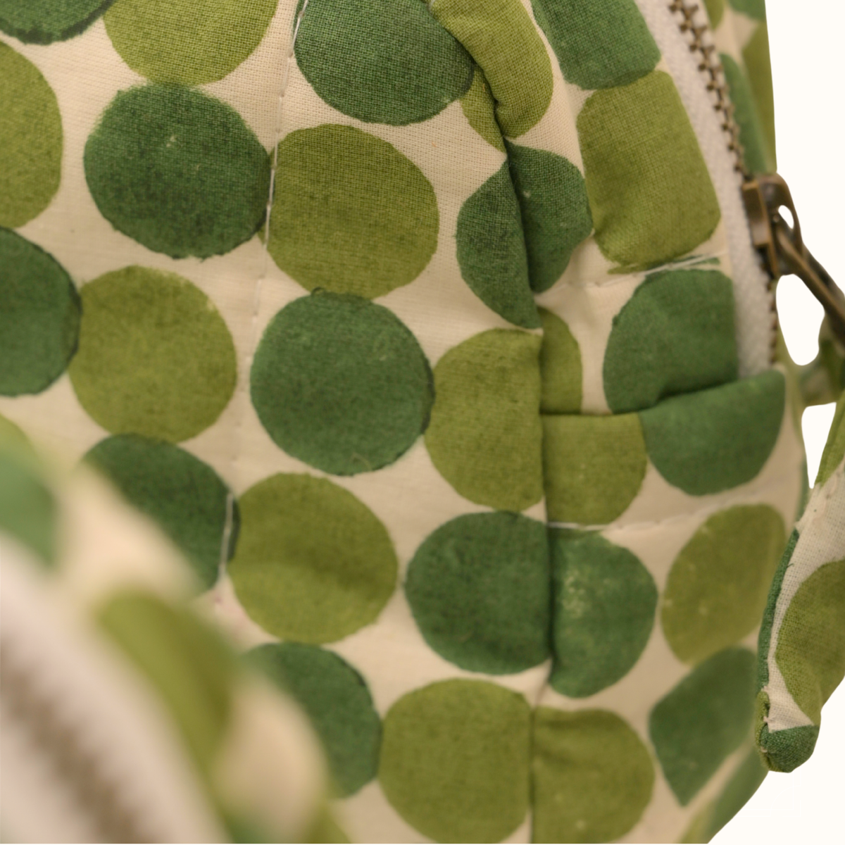 Basera & Baadal Set – Olive Green Circles