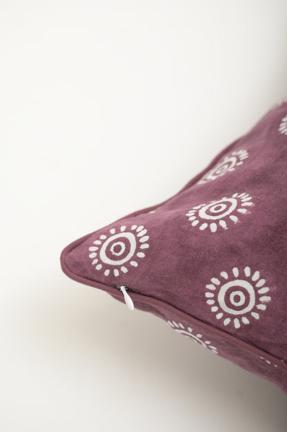 Bhor Linen Throw Pillow Cover