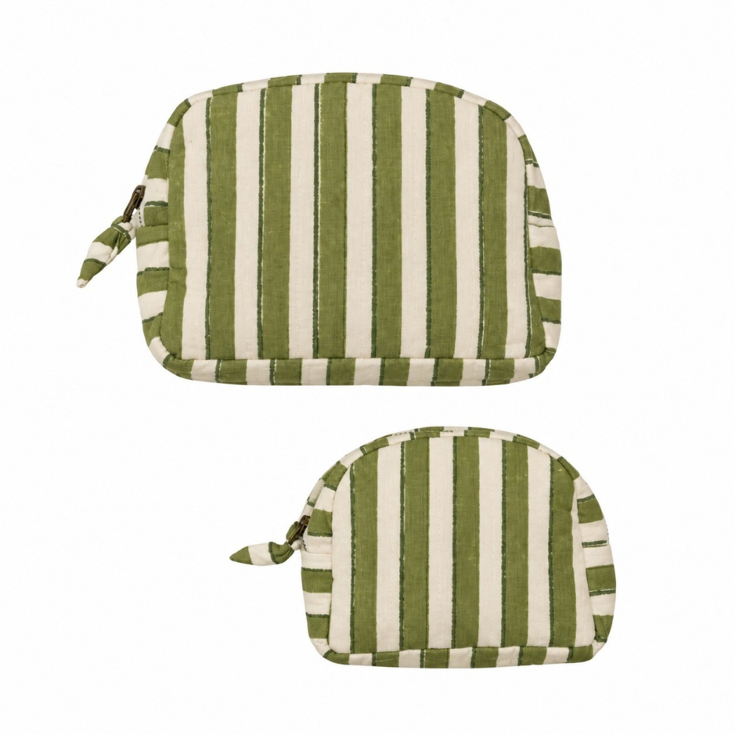 Basera Cotton Pouch – Stripes