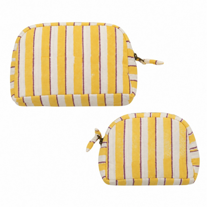 Basera Cotton Pouch – Stripes