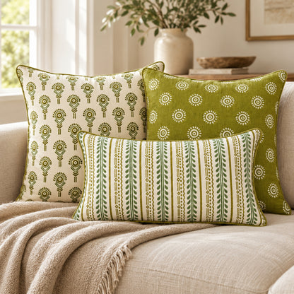 Bhor, Bani & Buna – Olive Green