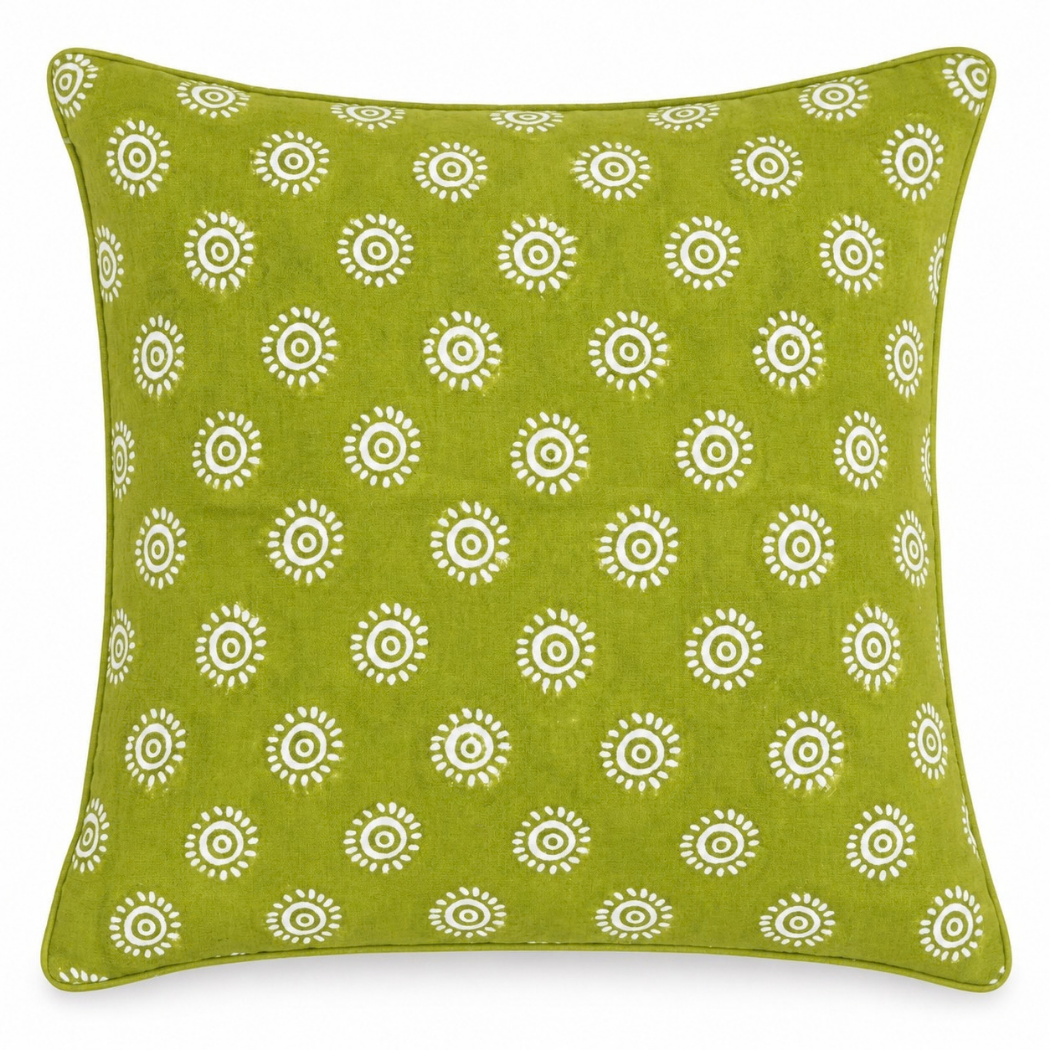 Bhor Linen Throw Pillow Cover